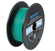 BNTECHGO 16 Gauge Silicone Wire Spool 100 ft Green Flexible 16 AWG Stranded Tinned Copper Wire